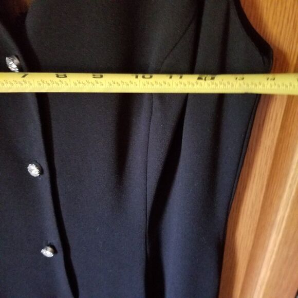 CDC Evening Caren Desiree Company evening dress button down front sequined back - Picture 7 of 15